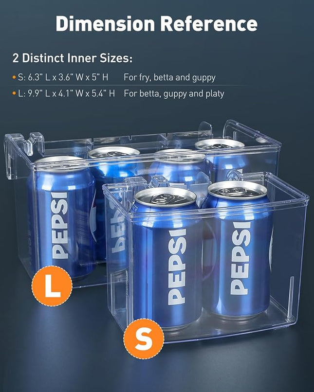 Pawfly Aquarium Breeding Box Fish Tank Hatchery Incubator Acrylic Breeder Box for Aggressive Fish Guppy