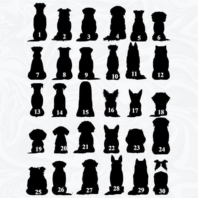 6'' Dog Heart Memorial Suncatcher Custom Name Dog Breed Pet Ornament Window Hanging Sympathy Gift Loss of Pet Passing Away Remembrance Gifts for Dog Lovers in Loving Memory H11-BLA-6-B1-20