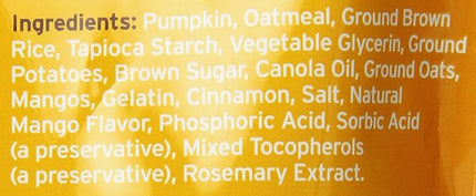 Fruitables Dog Treats, Pumpkin Mango, 5 Ounces | Pack of 2 | Low Calorie | Training Treats | Grain Free