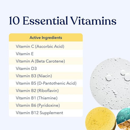 Honest Paws (90 Count) Dog Multivitamin Soft Chews with 10 Essential Vitamins - Joint, Coat, Immune, Eye & Heart Support - with Glucosamine, Chondroitin & Omega-3 - Beef Flavor