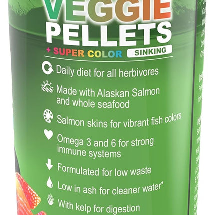 Omega One Super Color Kelps Sinking Pellets 8oz