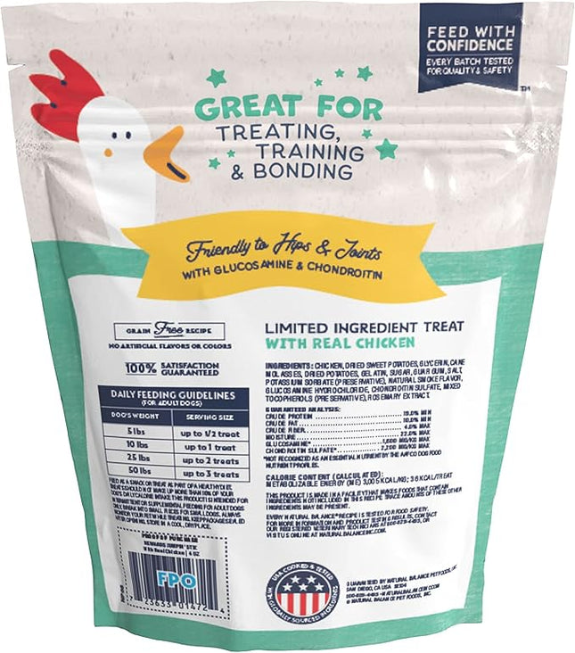 Natural Balance Limited Ingredient Rewards Jumpin' Stix, Grain-Free Dog Treats for Adult Dogs of All Breeds, Chicken Recipe, 10 Ounce (Pack of 1)