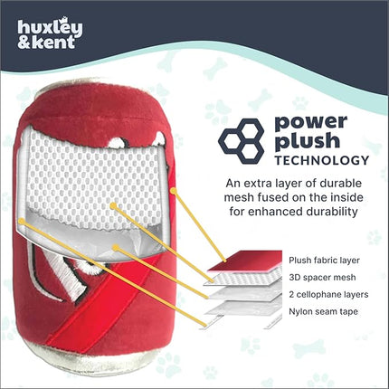 Huxley & Kent Funny Dog Toy w/Squeaker – Power Plush Squeaky Dog Toys for Small, Medium & Large Dogs – Soft Stuffed Animal for Indoor Play & Fetch - Buddy Mary, Large