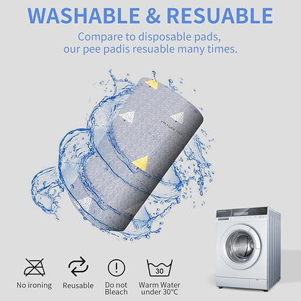 New Upgrade Dog Playpen Mat Crate Mat Puppy Pads,Leak-Proof Dog Crate Pad,Anti-Slip Bottom[PLAYPEN NOT Included ] Reusable Whelping Playpen Crate Reusable Washable Pet Mattress Pad Pet Training Pad