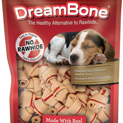 DreamBone Mini Chew, Made with Real Chicken & Vegetables, Rawhide Free Chews For Dogs, 50 Count