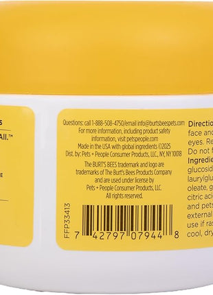 Burt's Bees for Pets Eye & Ear Cleansing Wipes for Dogs, Fragrance-Free, 98% Natural Origin Formulas, Gentle Spot Cleaning Sheets for Dog Eyes and Ears, 100 Count