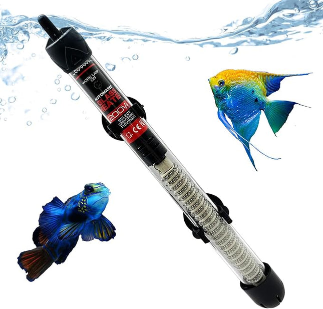 Fish Tank Aquarium Heater - Adjustable Temperature Submersible Thermostat Heater,25W/50W/100W/150W/200W/300W