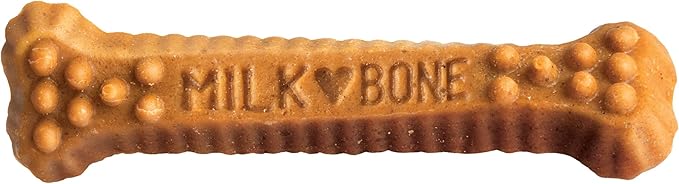 Milk-Bone Brushing Chews Daily Dental Dog Treats, Chicken Flavor, Large, 25 Count