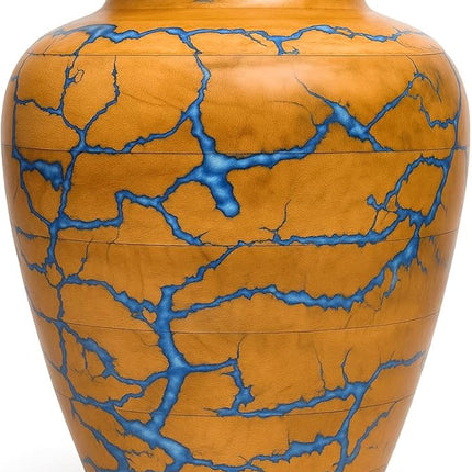 Handcrafted Decoarative Wooden Urn for Human Ashes Adult Male Female, Wooden Urn Box for Pets, Memorial Urn, Funeral Cremation Urn Jar Wooden (Extra Large)