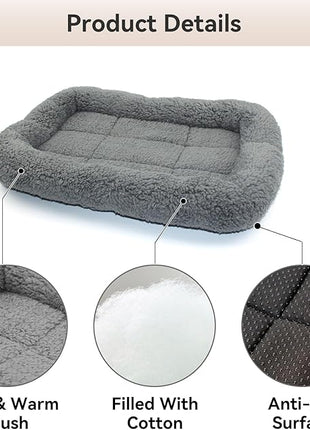 Cat Bed Washable Indoor Cat Cushion Bed, Soft and Cozy Plush Pet Bed-S