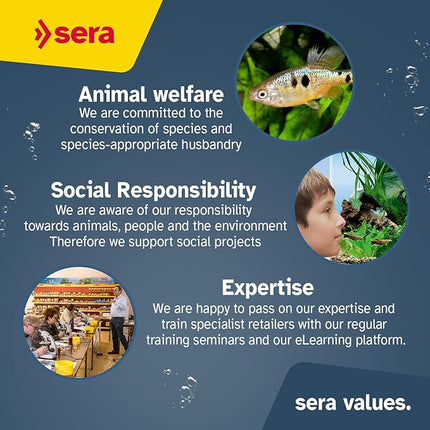 sera Marine Granules Nature Staple Food 3.5oz | for Saltwater Fish | Free of Dyes and Preservative | with Marine Algae, Spirulina & Krill | Ideal for Mid-Water & Bottom Feeders