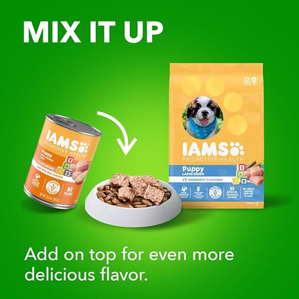 IAMS Proactive Health Large Breed Puppy Food with Real Chicken, 15 lb. Bag