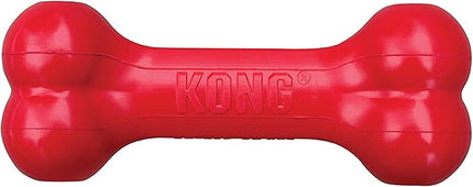 KONG Goodie Bone - Classic Durable Natural Rubber Dog Bone, Supports Mental Engagement - Treat Dispensing - Red - for Large Dogs