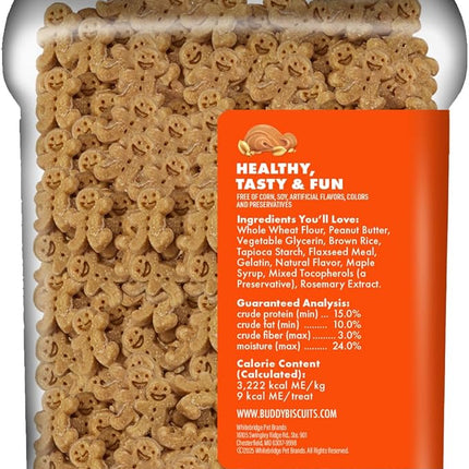 Buddy Softies Soft & Chewy Dog Treats, Peanut Butter, 20 oz. Jar