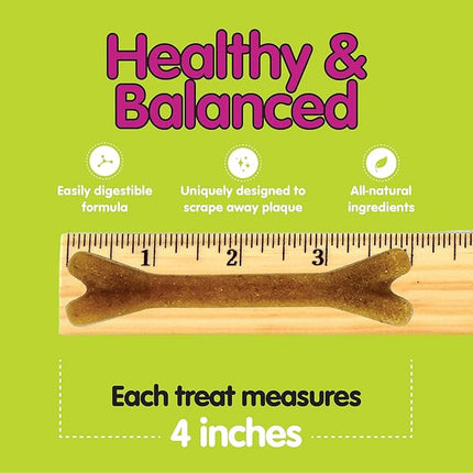 Fido - Belly Bones for Dogs, 8 Yogurt Flavor Medium Dog Dental Treats (Made in USA) - 8 Count Dog Treats for Medium Dogs - Plaque and Tartar Control for Fresh Breath, Digestive Health Support