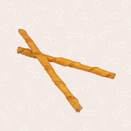 Better Belly Highly Digestible Rawhide Twist Sticks Chews, Treat Your Dog to a Chew with NO Artificial Colors or Flavors 25 Count (Pack of 24)