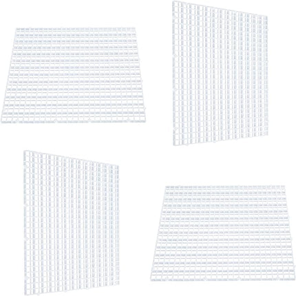 Aquarium Fish Tank Bottom Isolation, Grid Divider Tray Egg 4 Pcs (L 4pcs)