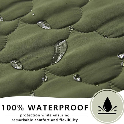 SPXTEX Dog Bed Cover Washable Pee Pads Dog Blankets for Puppy Large Dog Cat,Sofa Reversible Changing Pad Reusable 1 Piece（68"x82",Amy Green）