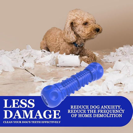 Dog Squeaky Toys for Aggressive Chewers, Durable Chew Toys for Medium Breed Dog, Tough Durable Toys with Natural Rubber