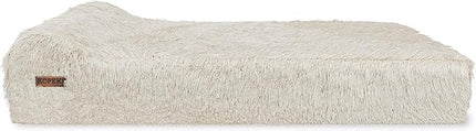 KOPEKS Dog Bed Chew Proof Replacement Cover Memory Foam Beds - Extra Large (Jumbo Size) - Fluffy Brown