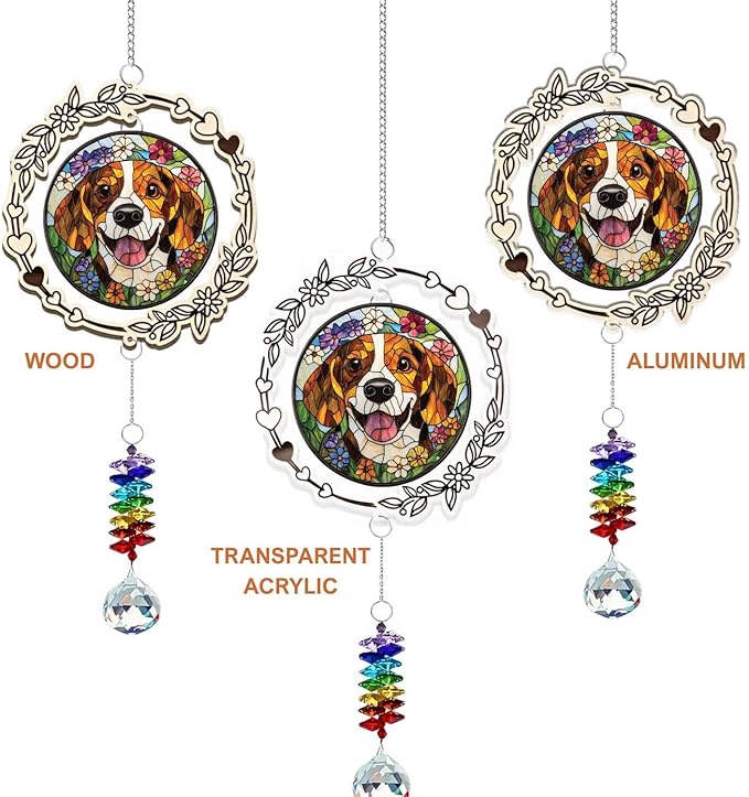 Personalized Pet Memorial Gifts for Dogs, Custom Suncatcher, Gift for Pet Lover, Dog Memorial Gifts for Loss of Dog