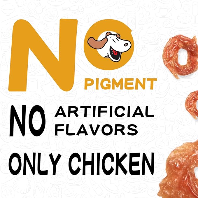 Chicken Jerky Dog Treats, Natural Dog Chicken Jerky Treats w/Taurine, Training Treats, 12.5 oz