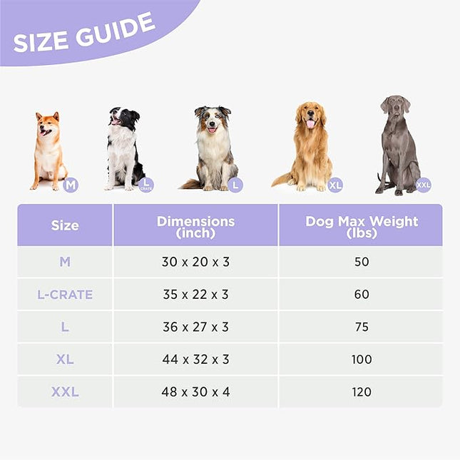 LE SURE Outdoor Waterproof Dog Bed Medium Size Dogs, Orthopedic Egg Crate Foam Pet Bed with Oxford Fabric Surface and Removable Washable Cover, Pet Mat 30''x20'', Green