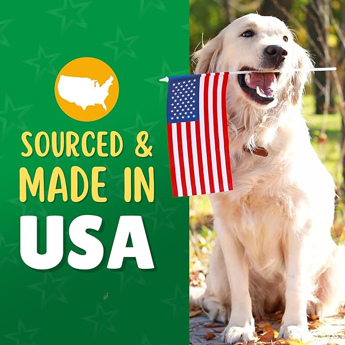 Chicken Basted Rawhide Twist Sticks Dog Treats – 25ct. Premium Rawhide Chew Sticks – Long Lasting Chicken Flavored Chews for Small Dogs Made in USA with Natural Beef Hide