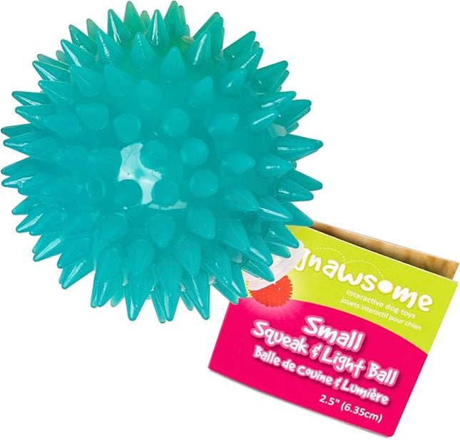 Gnawsome Squeak and Light Football,Multicolor,2.5",10010, 1 Count