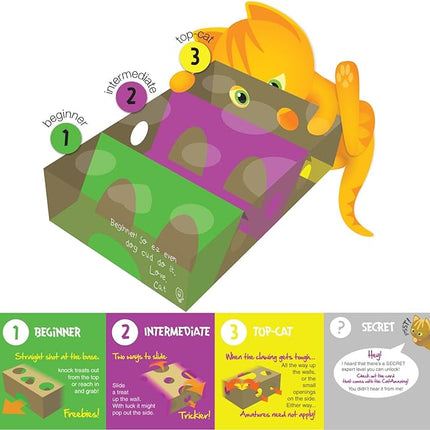 Cat Amazing - Best Cat Toy Ever! Interactive Treat Maze & Puzzle Feeder for Cats
