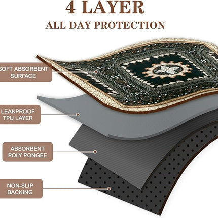 Qeils Washable Pee Pads for Dogs, 2 Pack Reusable Puppy Pads 36"x41" Super Absorbent Leakproof Dog Training Pads, Non-Slip Potty Pads for Crate, Floor, Couch, Whelping Pads Litter Mat Puppy Supplies