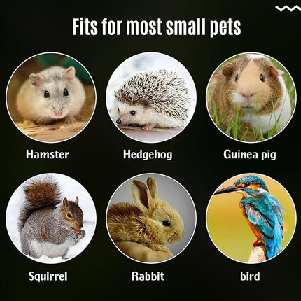 Weewooday 4 Pieces Automatic Bird Feeder Cage Water Dispenser Bird Water Feeder Hamster Cage Waterer Accessory Drinker Bottle for Hamster Parrot(Trendy Style,Blue, White,280 ml)