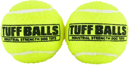 PetSport Mini Tuff Ball - Tennis Balls for Small Dogs, Great for Boredom and Aggressive Chewers, Interactive, Certified Non-Toxic, Won’t Wear Down Teeth - 1.5" (Pack of 2)