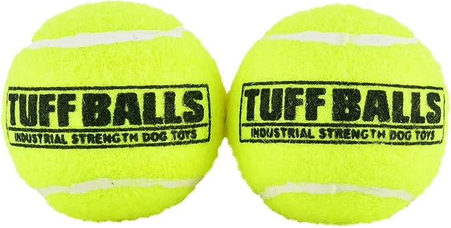 PetSport Mini Tuff Ball - Tennis Balls for Small Dogs, Great for Boredom and Aggressive Chewers, Interactive, Certified Non-Toxic, Won’t Wear Down Teeth - 1.5" (Pack of 2)