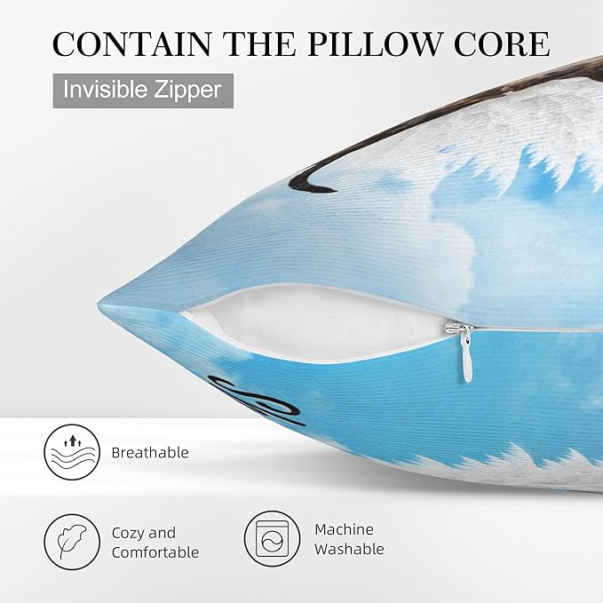 Funnylife Personalized Pet Memorial Throw Pillow with Photo Pet Memorial Gifts for Dogs Cats Loss of Dog Sympathy Gift Dog Bereavement Remembrance Picture Pillow