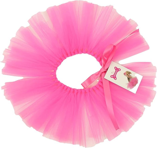 Handcrafted in USA Hotpink Tulle Tutu for Small Dogs