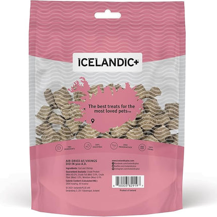 Icelandic+ Cod & Shrimp Combo Bites Dog Treat 3.0-oz Bag