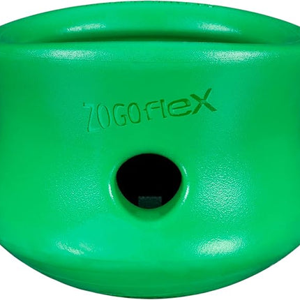 WEST PAW Toppl Durable Dog Treat Puzzle Toy for Large Dogs- Engaging Interactive Chew Toy for Mental Stimulation, Slow Feeding- One and Quarter Cup Capacity - Clover Green, XL