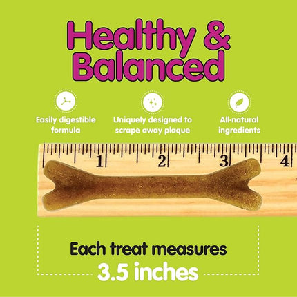 Fido - Belly Bones for Dogs, Yogurt Flavored Small Dog Dental Treats - 13 Treats Per Pack (3 Pack) - Made in USA, Plaque & Tartar Control, for Fresh Breath and Digestive Health Support