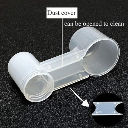 kathson 20 Pcs Bird Drinker Feeder Plastic Soda Pop Water Bottle Cup Ideal for Chicken Pigeons Birds Feeder Trough Animal Feeding Accessories