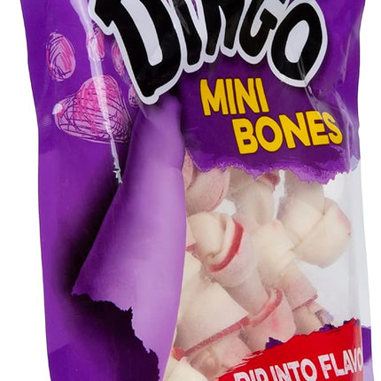 Dingo Mini Bones Rawhide for Dogs, Dog Chews Made with Real Chicken