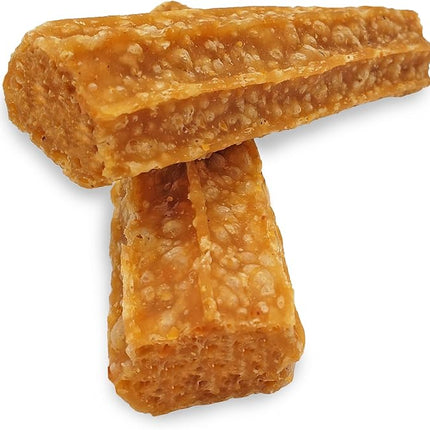 Himalayan Dog Chew Happy Teeth Yak Cheese, Soft Dog Chews, 100% Natural Soft Density Dental Treats, Gluten Free, Safe Treats for Oral Health, Lactose & Grain Free, Protein Rich, Peanut Butter 2 Count