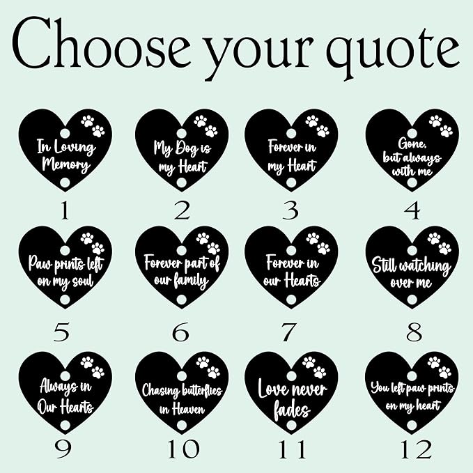 LOVELYPOD Personalized Dog Memorial Suncatcher, Custom Pet Memorial Gifts for Loss of Dog, SunCatcher Gift for Someone Who Lost A Pet, Stained Glass Acrylic Sympathy, Hanging Garden Decor with Paw