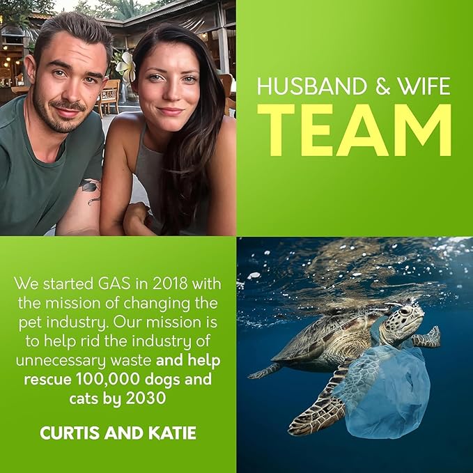 100% Certified Home Compostable Dog Poop Bags with Handles - 10% to Charity - ASTM D6400 & EN 13432 Compliant - 120 x Plant Based X Large Compostable Poop Bags (10 Rolls)