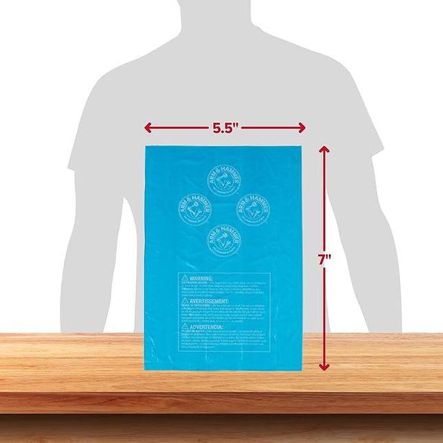 Arm & Hammer Durable Disposable Dog And Cat Waste Bags With Activated Baking Soda, 90 Dog Poop Bags, 9 x 14 Inches