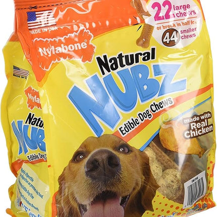 Natural Nubz Edible Dog Chews 22ct. (2.6lb Bag)(Pack of 2)