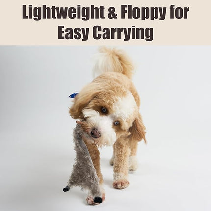 SPOT Skinneeez Crinklers Goat - Stuffing-Free Dog Toy with Crinkle & Squeaker Sounds, Durable for Moderate Chewers, Tug Toy for Small Dogs & Puppies, 14in