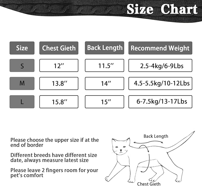 PUPTECK Winter Dog Cat Sweater Coat - Soft Cold Weather Clothes Knitwear for Kitties & Small Dogs Indoor Outdoor Walking Warm, Knitted Classic for Doggies Kitties Girls Boys, Black L