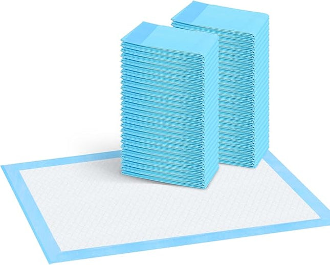 FluffyDream Super Absorbent Waterproof Dog and Puppy Pet Training Pad, Housebreaking Pet Pad,Blue (17.6"x23.6" (500PCS))