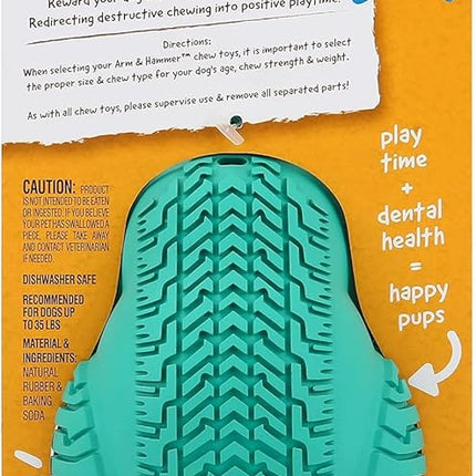 Arm & Hammer for Pets Super Treadz Gorilla Dental Chew Toy for Dogs - Dog Dental Toys Reduce Plaque & Tartar Buildup Without Brushing - Safe for Dogs up to 35 Lbs (Pack of 3)